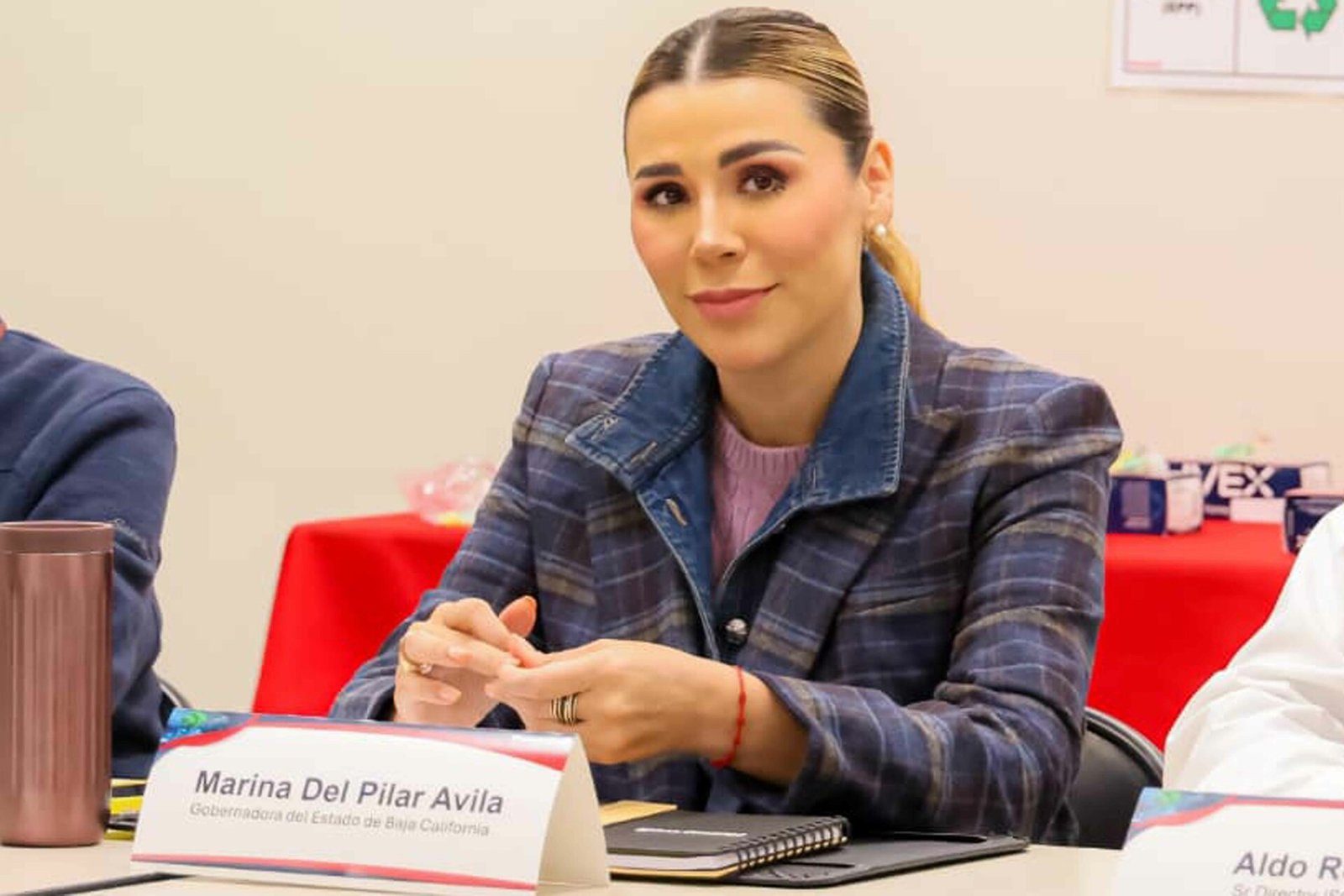Admite Marina del Pilar que el audio difundido es verdadero; da explicaciones absurdas