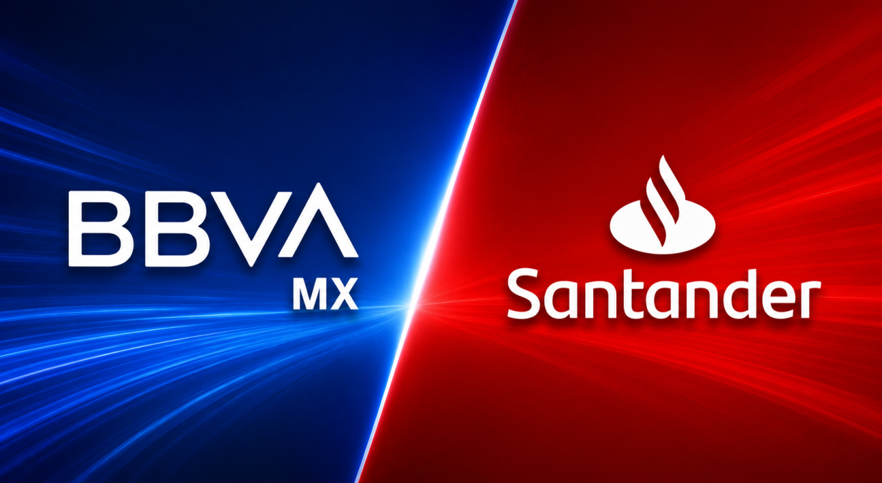 BBVA vs. Santander: la batalla de los bancos españoles en México por ingresos, empleos y sucursales