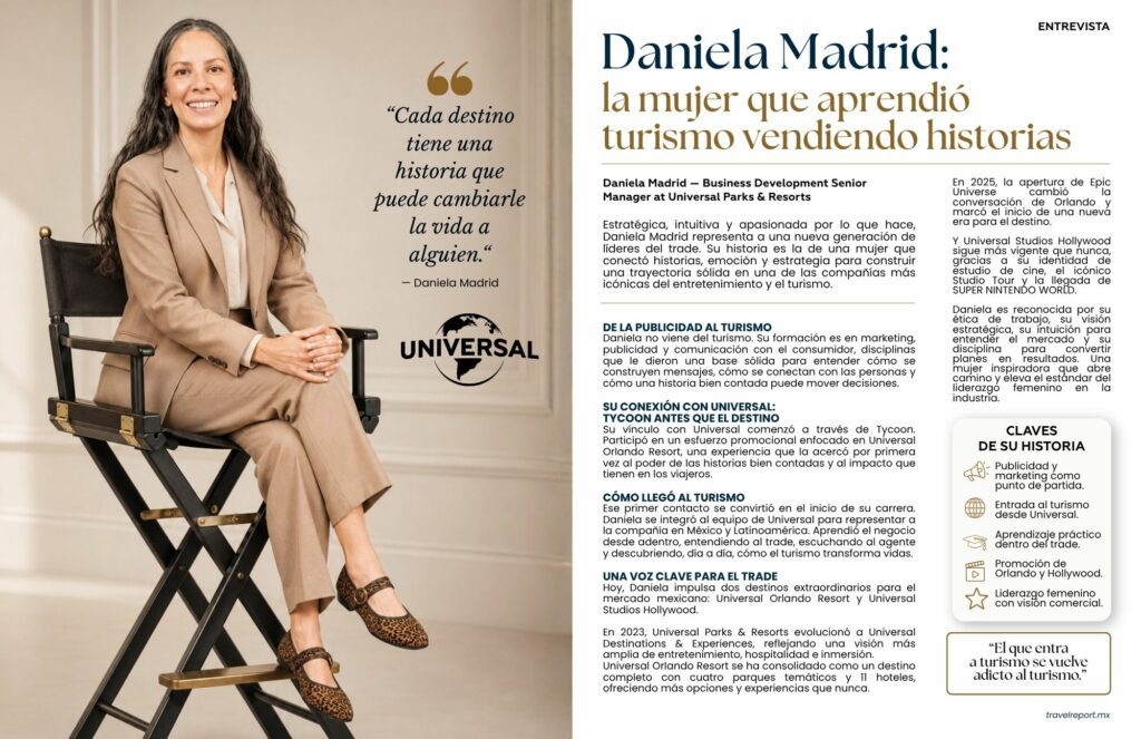 Daniela Madrid: La mujer que aprendió turismo