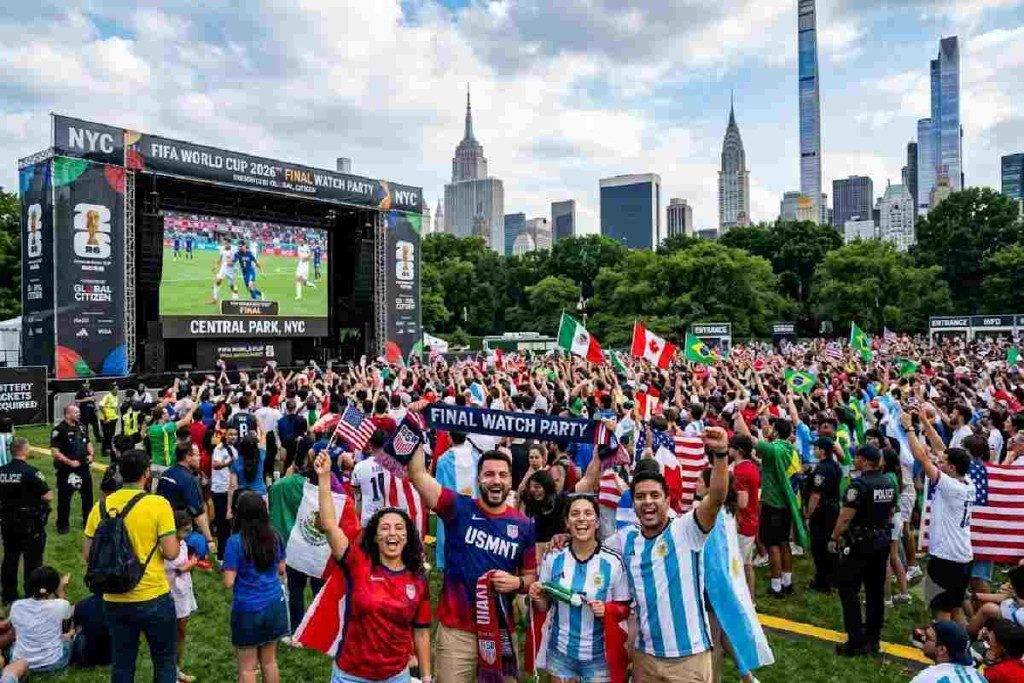 ¿Dónde ver la final del Mundial en New York City? Central Park y el mapa que necesitas en tu celular