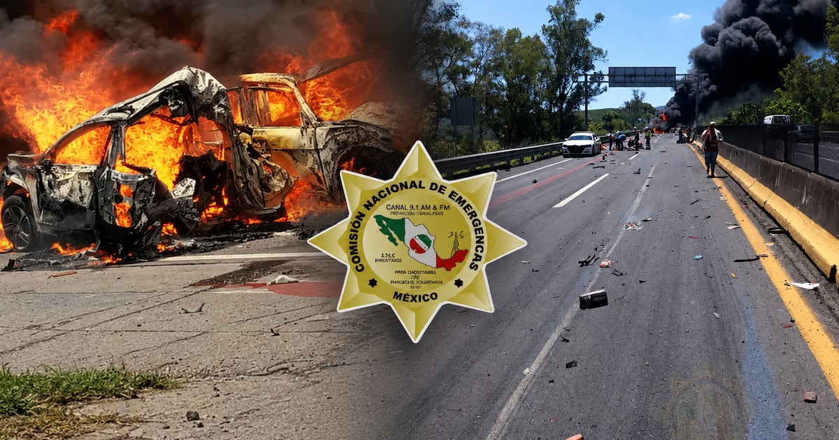 (FOTOS) Choque en autopista Guadalajara-Tepic deja al menos 9 muertos; tractocamión embistió a autos