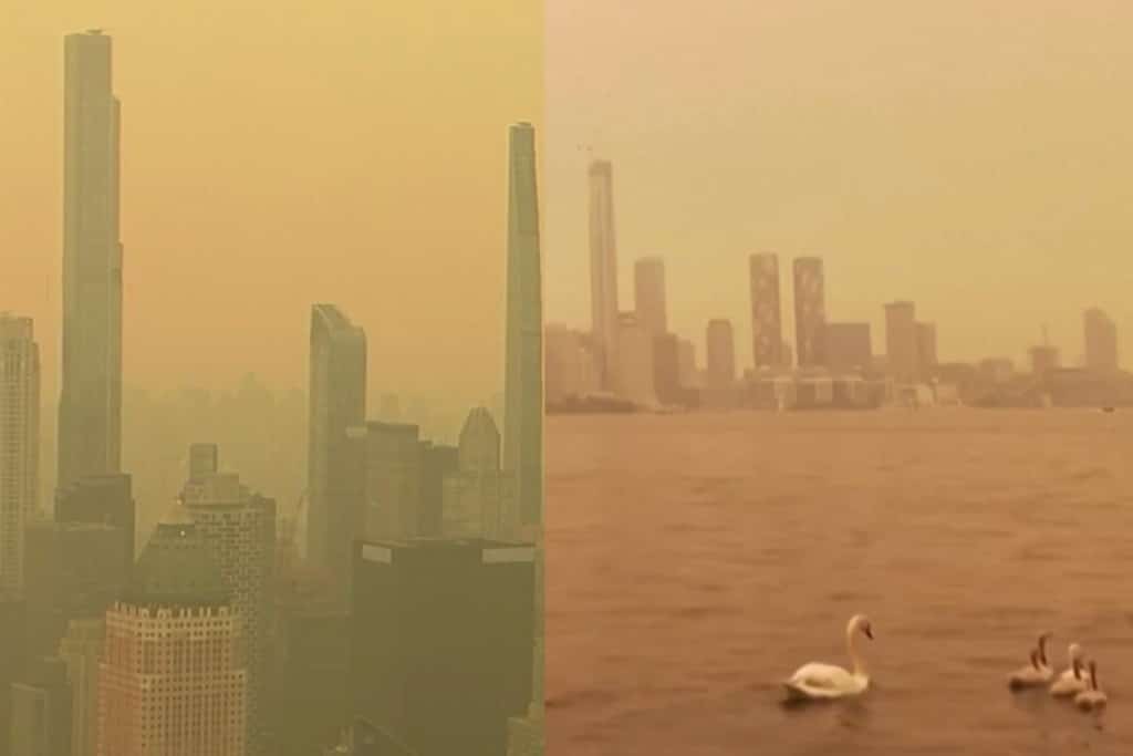Humo de incendios en Canadá llega a USA; autoridades piden evitar actividades al aire libre en estos estados