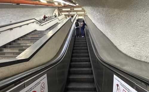 Metro mejora funcionamiento de escaleras eléctricas; disponibilidad alcanza 96.5% en 2026