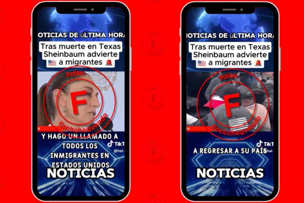 No, la presidenta de México no hizo un llamado para que todos los inmigrantes regresen a sus países tras la muerte de Lorenzo Salgado; es un audio creado con IA