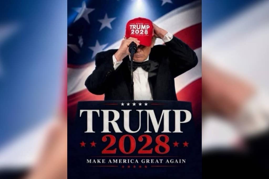 Presidente Trump “bromea” con una nueva candidatura por la Casa Blanca para 2028