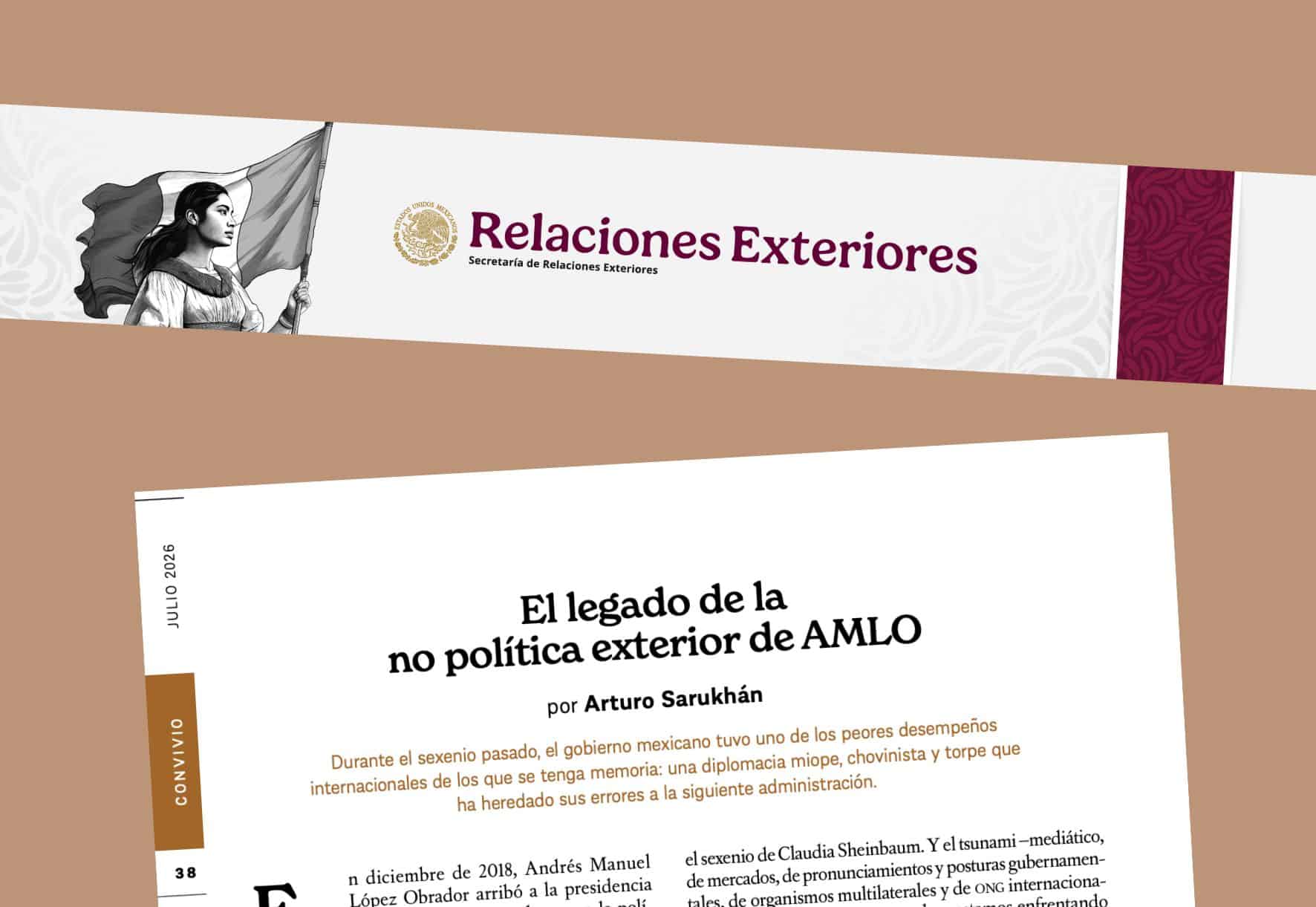 Réplica de la Secretaría de Relaciones Exteriores al artículo de Arturo Sarukhán