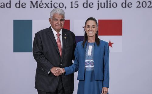 Sheinbaum recibe en Palacio Nacional al Presidente de Panamá; dialogan sobre economía, seguridad y neutralidad del Canal