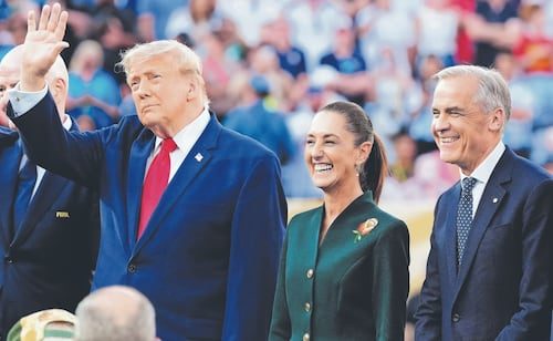 Sheinbaum revela breve charla con Trump y Carney durante final del Mundial; de esto hablaron los mandatarios norteamericanos