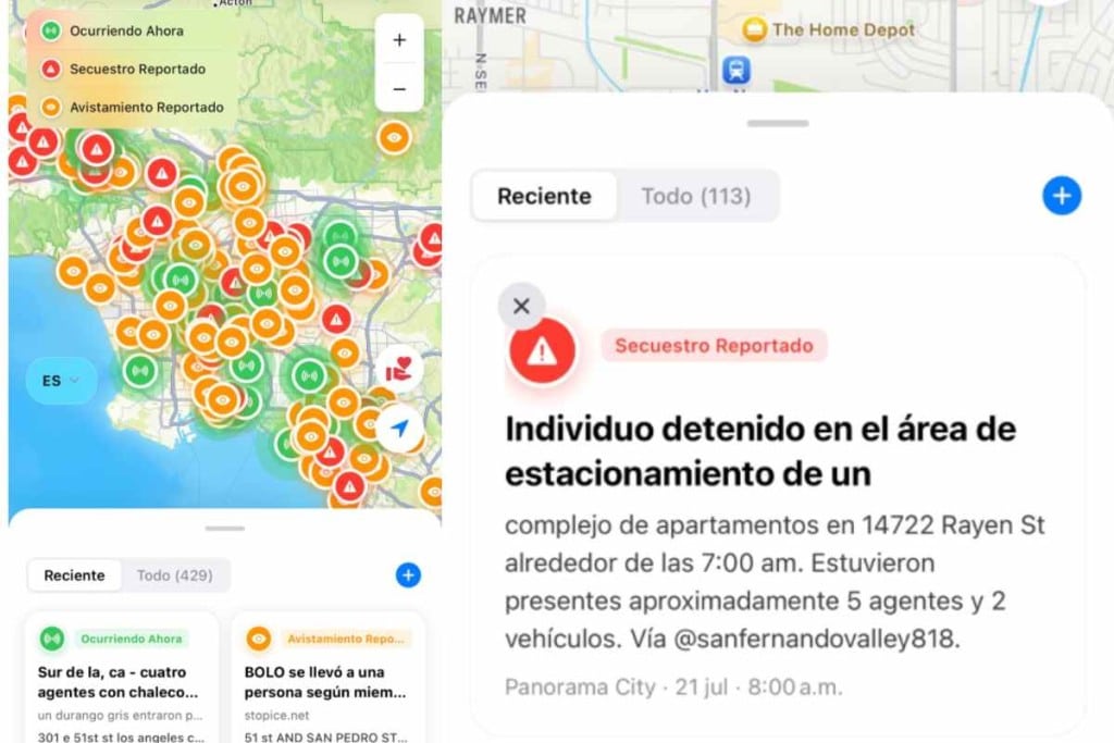 Watcho: la aplicación que avisa en tiempo real sobre actividad de ICE, incluyendo detenciones de migrantes
