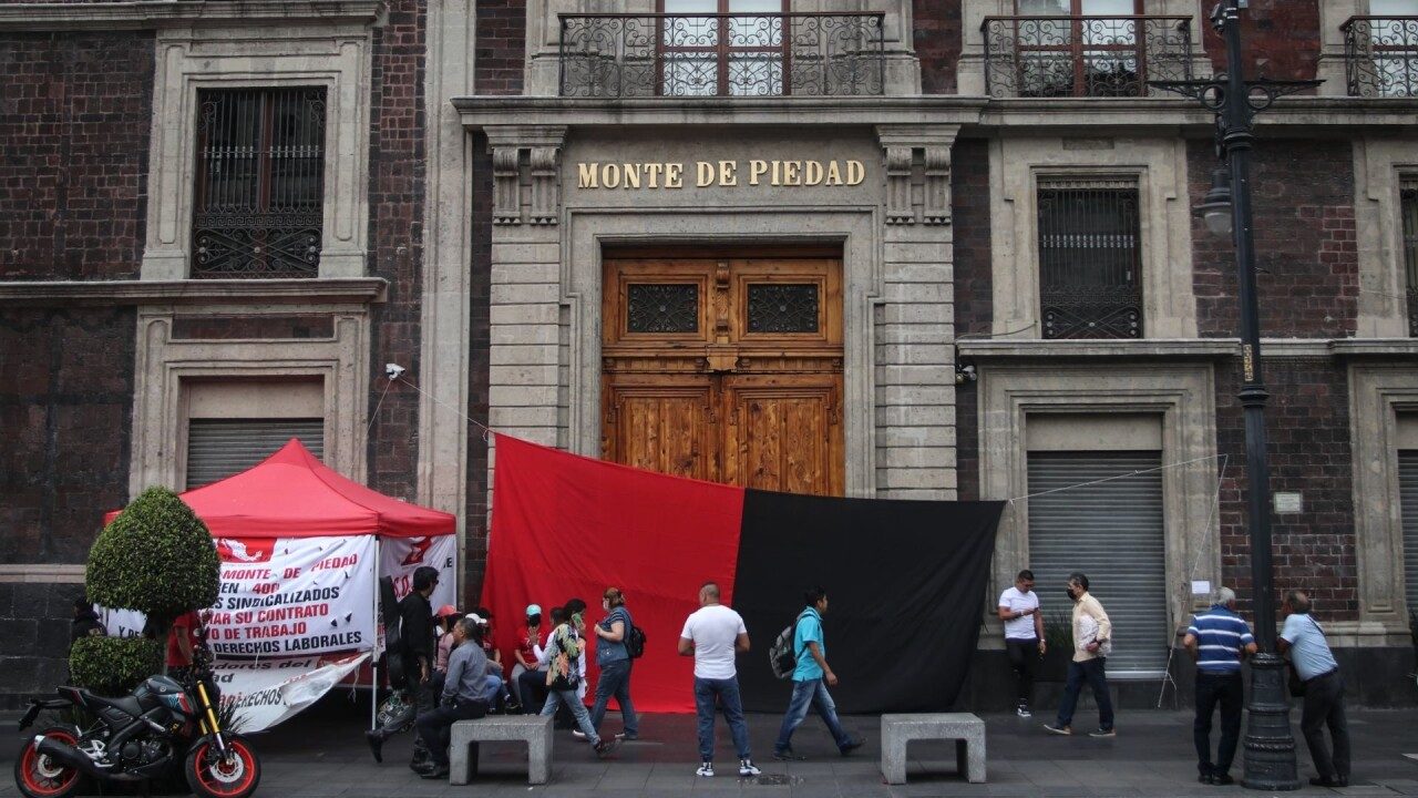 A casi un año de huelga, Monte de Piedad explica qué pasa con las prendas de empeños ya pagados