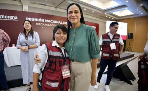 Ariadna Montiel pide combatir fake news contra la 4T; sostiene reunión con militantes en Morelos