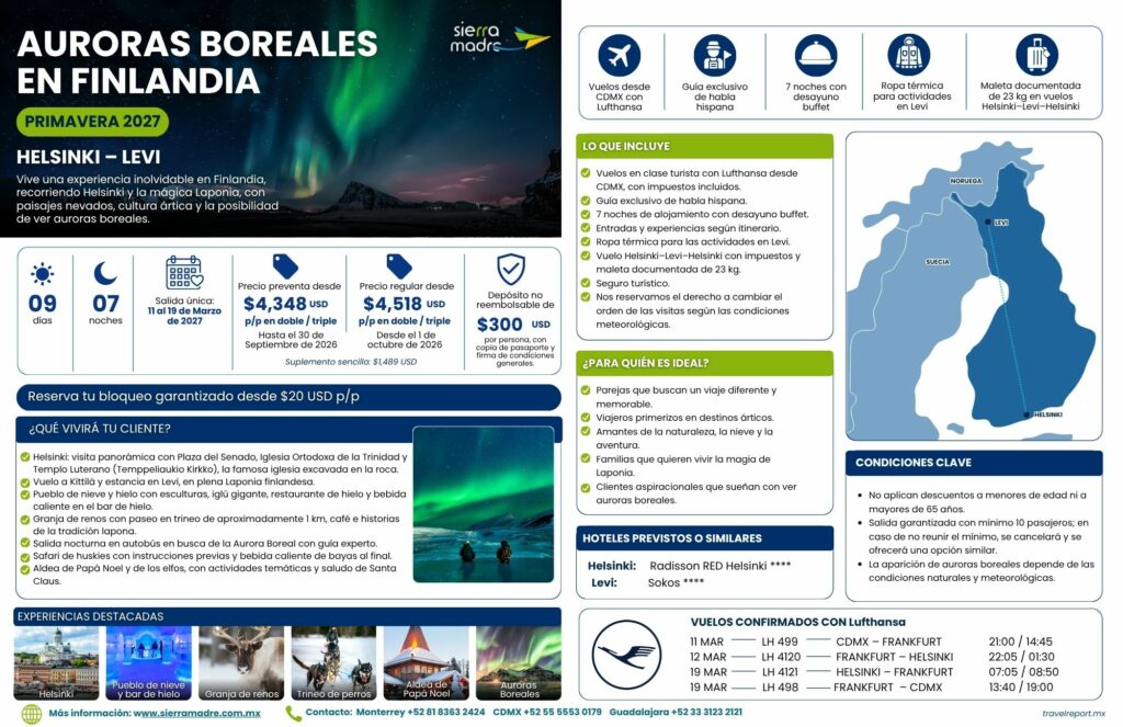 AURORAS BOREALES EN FINLANDIA