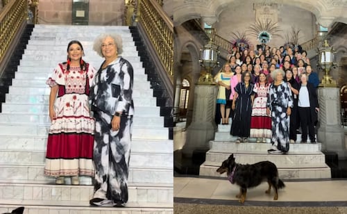 Clara Brugada da llaves de la CDMX a Angela Davis