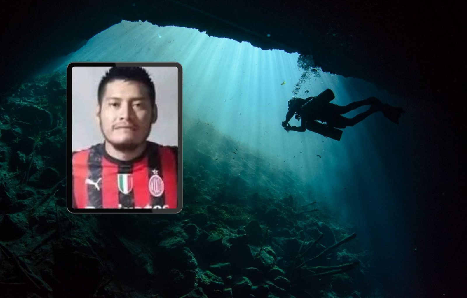 Erasto Crisanto, pescador desparecido, es encontrado tras perderse en un cenote en Veracruz