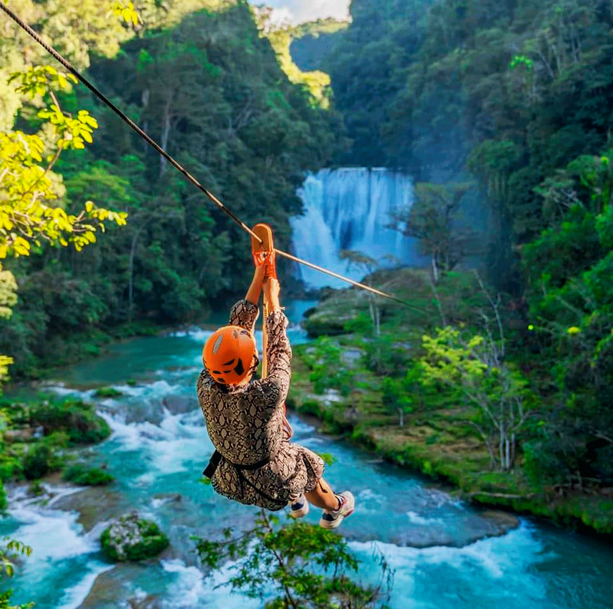 Huextoc Natzin: el paraíso escondido de la cascada El Salto, en Chiapas