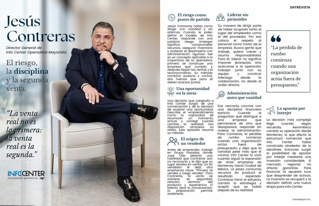 Jesús Contreras: InfoCenter la experiencia guía la desición