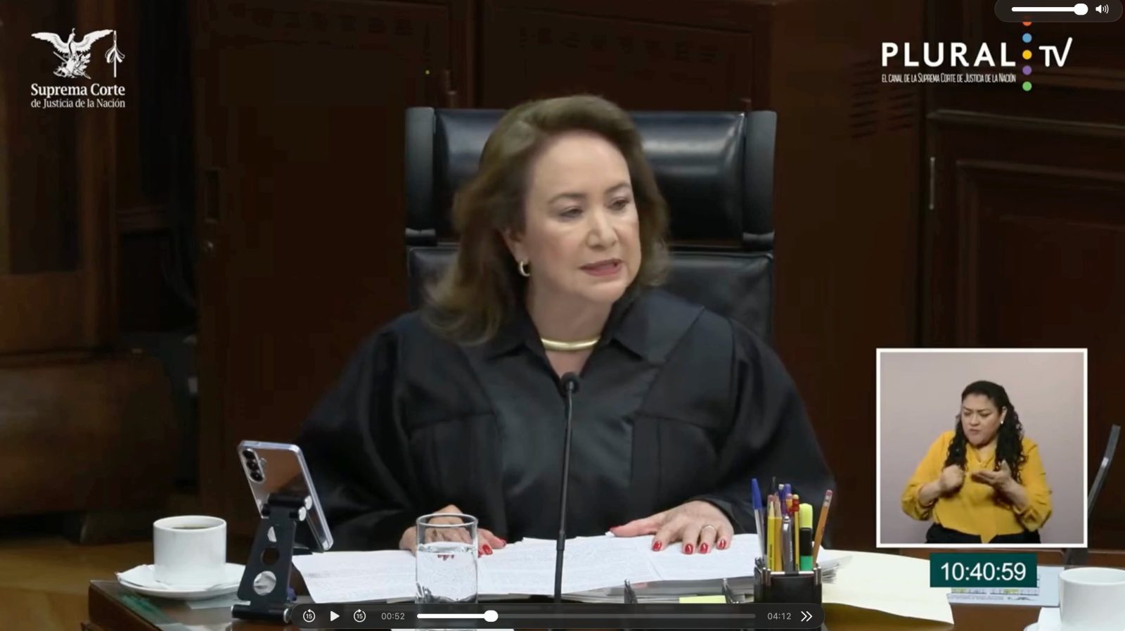 La seguridad jurídica tiene su garantía en los tribunales del país: Yasmín Esquivel