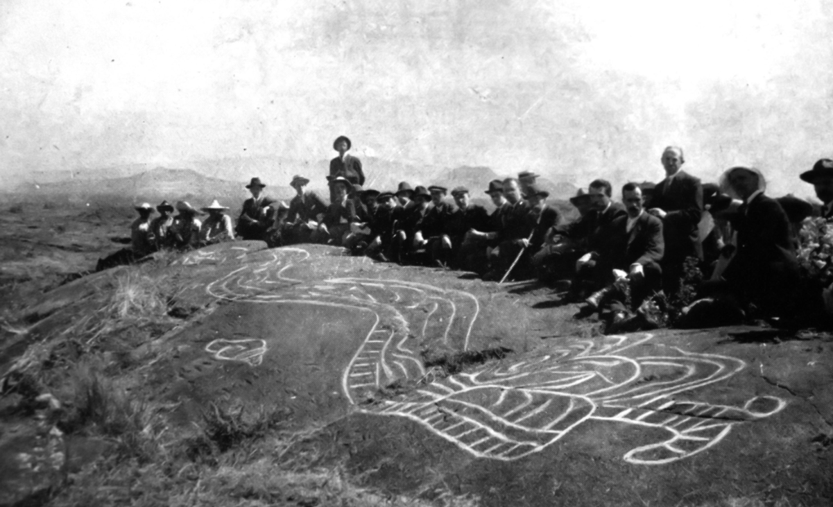 La Víbora del Pedregal, petrograbado de 12 metros que existió al sur de la Ciudad de México
