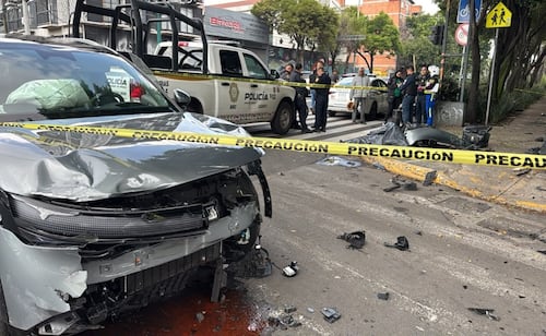 Motociclista muere tras choque con camioneta en la colonia Doctores; accidente genera afectaciones viales