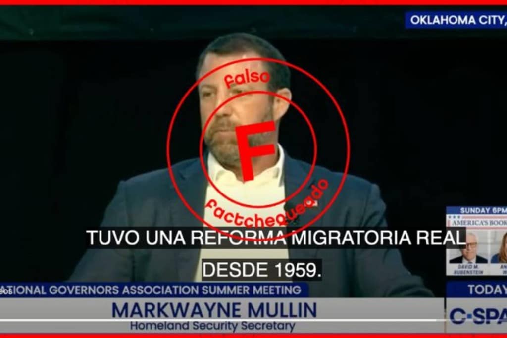¡No! La última reforma migratoria no fue en 1959, como dijo Mullin, secretario del DHS