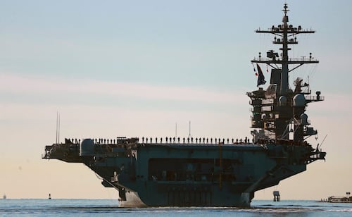 Portaaviones USS George Washington de Estados Unidos llega a Medio Oriente; releva al USS Abraham Lincoln