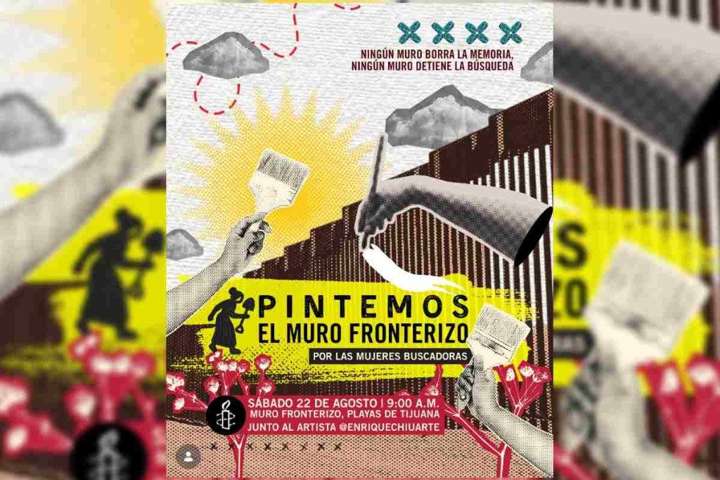 ¿Te gustaría pintar el muro fronterizo? Esta convocatoria es para ti