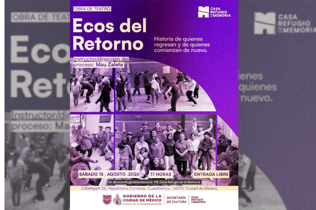Ven a ver “Ecos del retorno”: una obra que te invita a escuchar las historias de quienes migran y regresan a casa