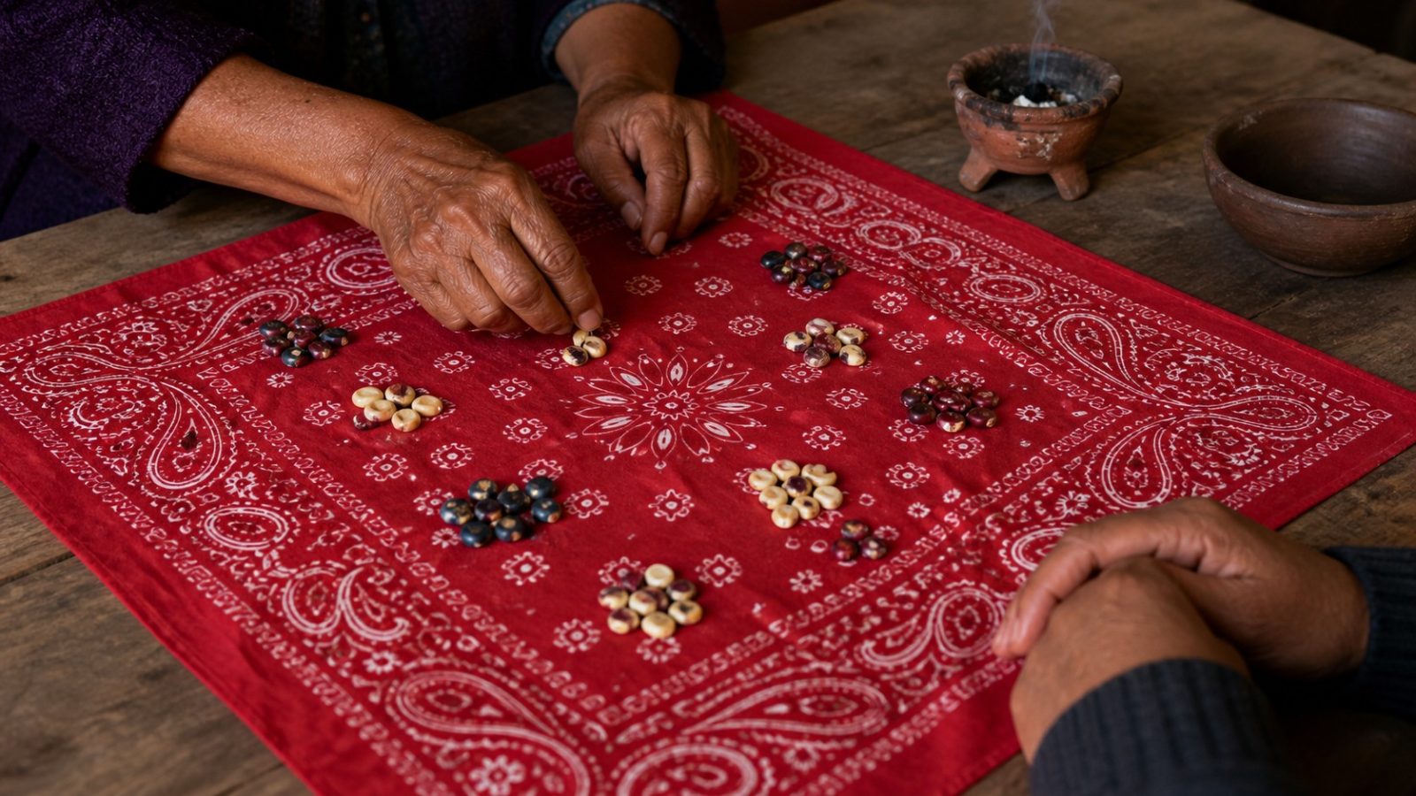 Adivinación con granos de maíz, ritual prehispánico que sigue vigente