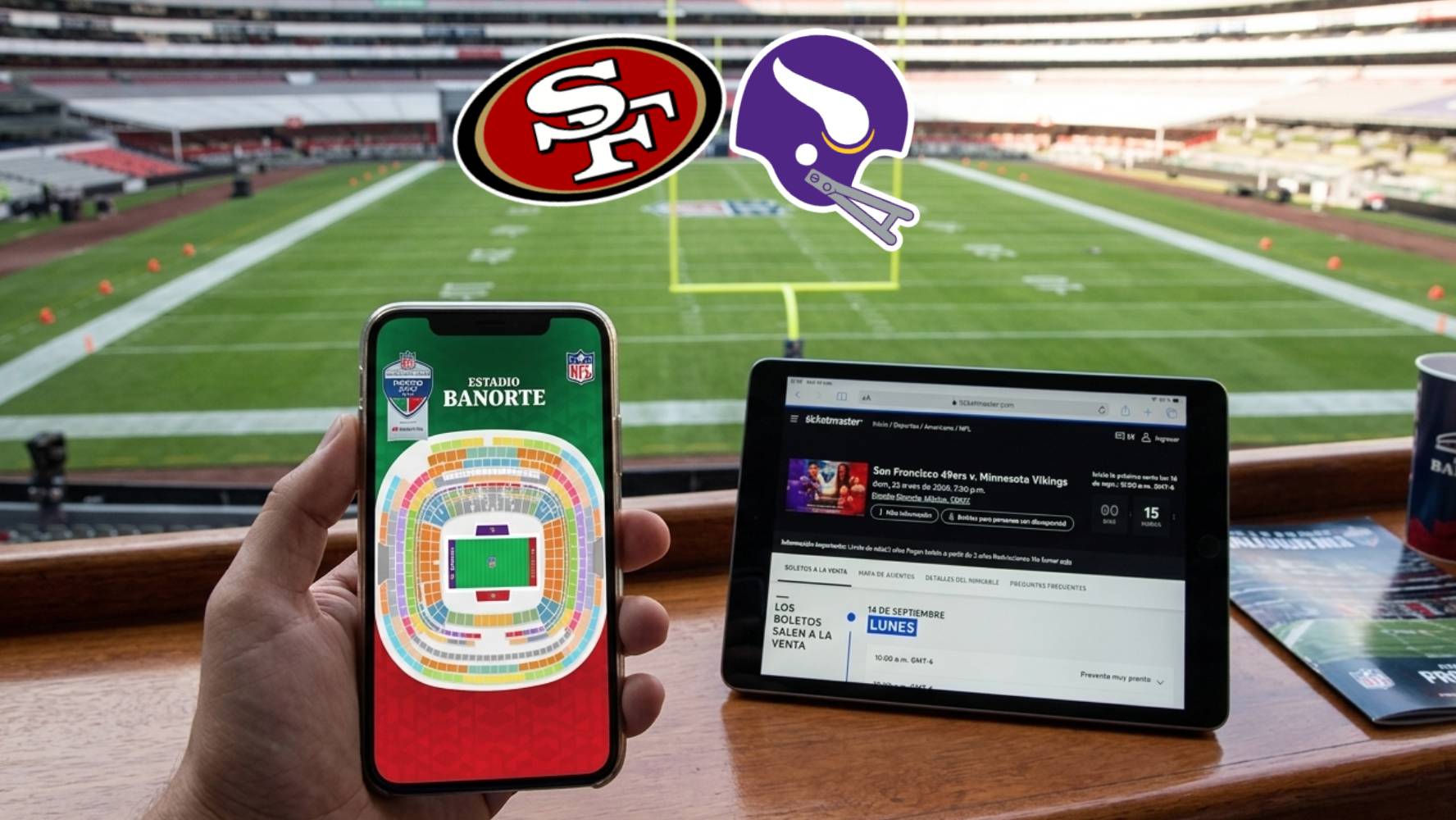Así fue la primera preventa de la NFL 2026 en el Estadio Banorte: Con fila virtual de 300 mil y fallas técnicas