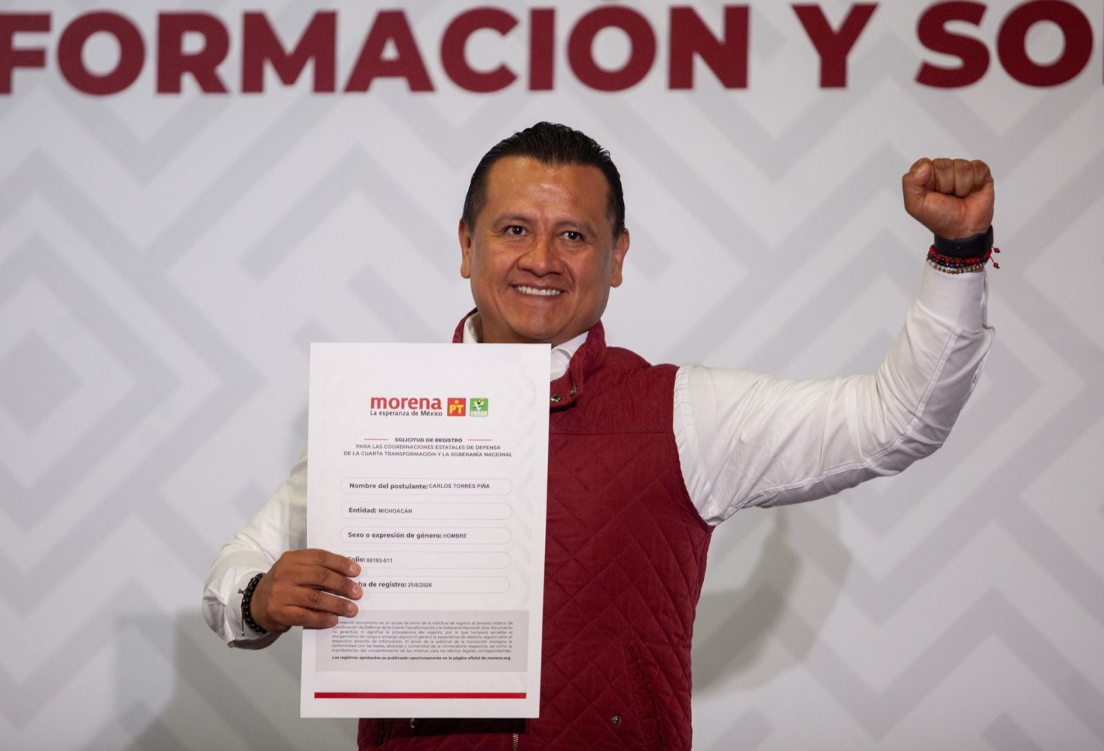 Carlos Torres Piña, fiscal que investigó homicidio de Manzo, es la ‘corcholata’ de Morena en Michoacán