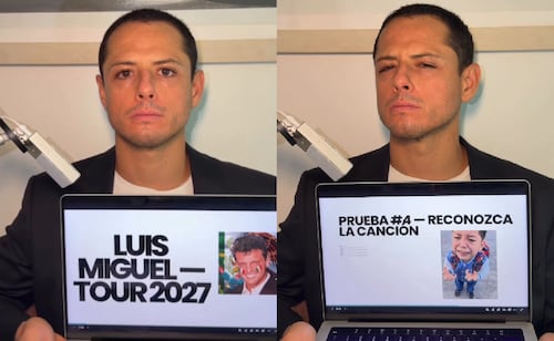 "Chicharito" Hernández se apunta para el tour 2027 de Luis Miguel; el futbolista lanza candidatura para ser fan número uno
