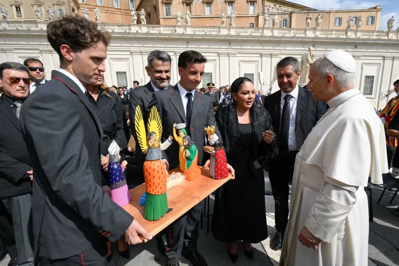 De Arrazola al Vaticano: el nacimiento oaxaqueño que llegó a manos del papa León XIV