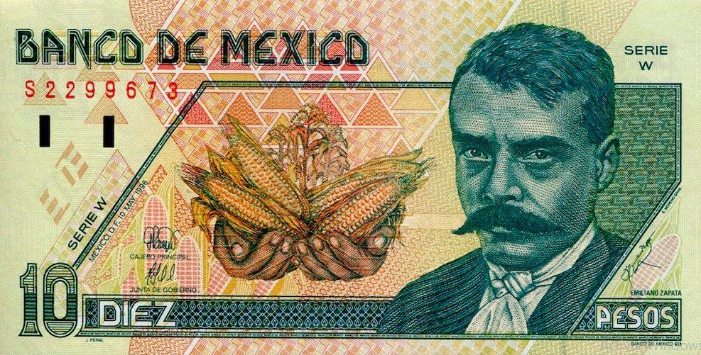 El billete de 10 pesos, el modelo de Zapata que fue el favorito de muchos mexicanos