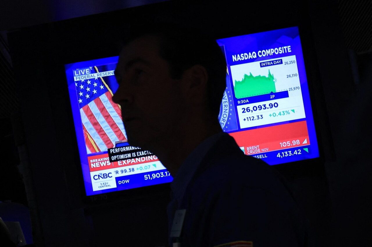 El Nasdaq marca récord, pero el IPC mexicano mantiene rezago y el peso ronda los 17.30 por dólar