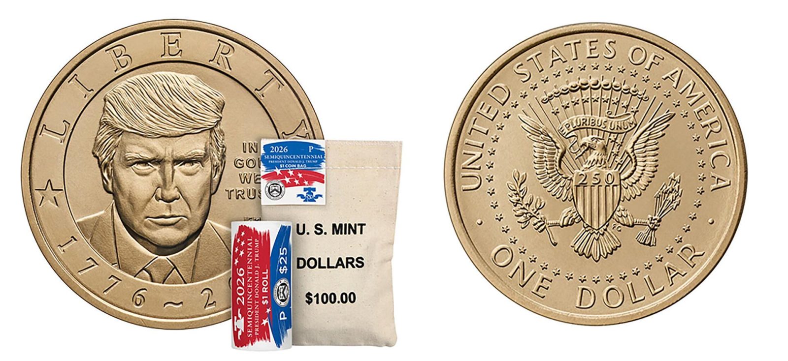 EU pone a la venta monedas conmemorativas con el rostro de Trump: ¿Cómo son y cuánto cuestan?