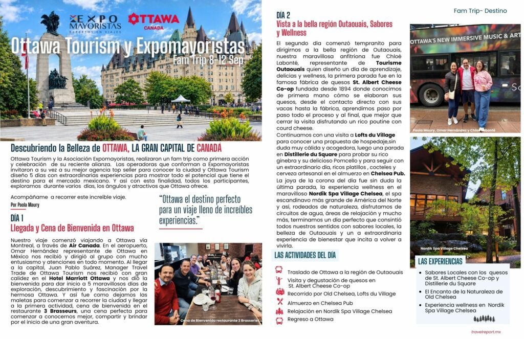 Fam Trip de Ottawa Tourism y Expomayoristas