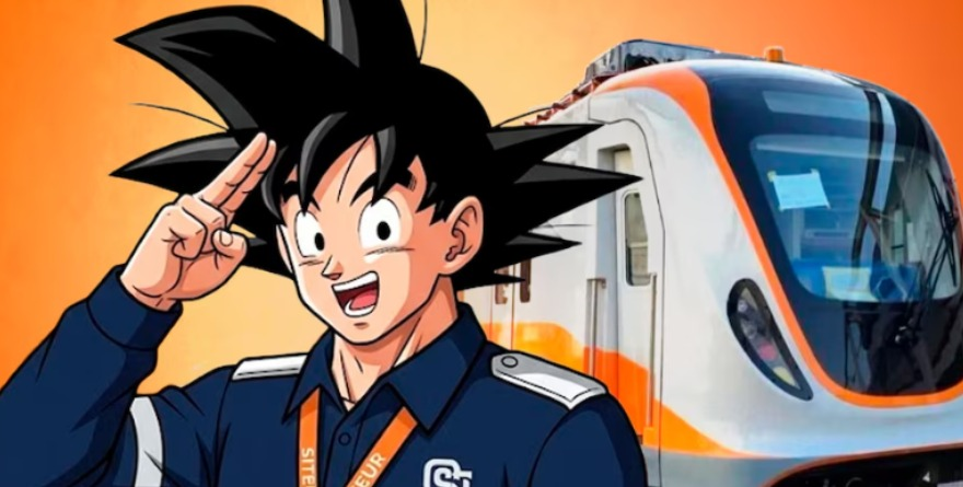 Goku es la nueva voz del Tren Ligero de Guadalajara