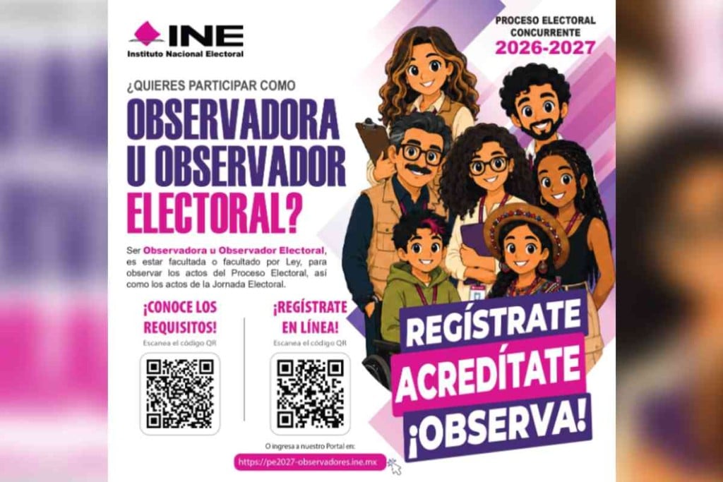 Guía para registrarte como observador para las elecciones en México de 2027