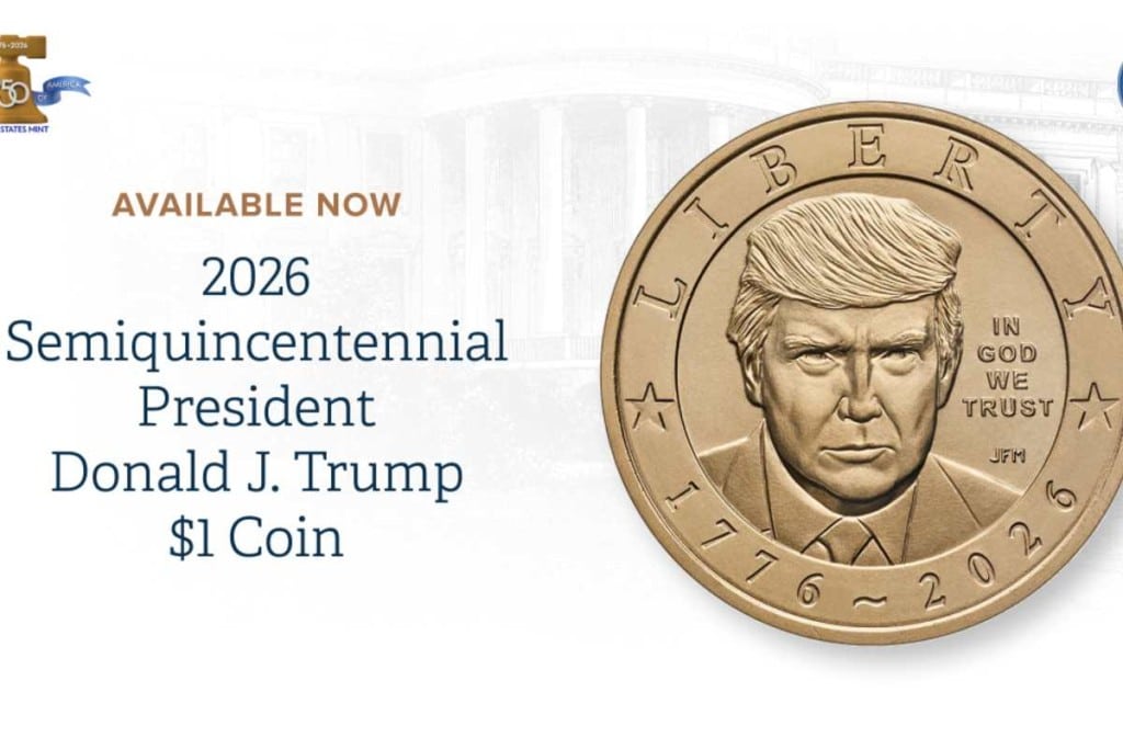 ¡Hasta en tu cambio! USA lanza moneda de $1 con el rostro de Donald Trump