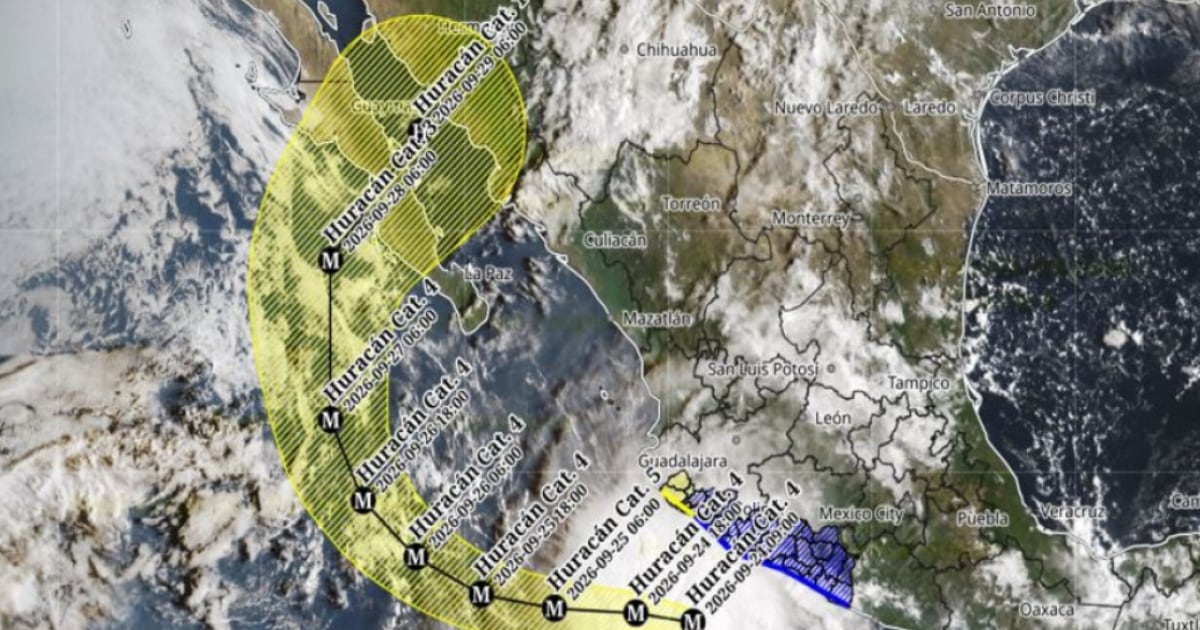 Huracán ‘Polo’ golpeará 2 veces a México: ¿Cuándo tocará tierra en BCS y Sonora? Esta será su trayectoria