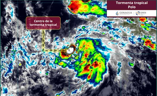 Huracán Polo se intensifica a categoría 1 frente a costas de Guerrero; Conagua mantiene vigilancia en el Pacífico