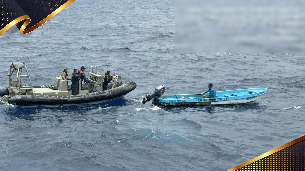 Marina rescata al pescador Héctor Márquez: Pasó 8 días a la deriva en el Pacífico