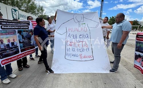 Médicos y enfermeros exigen reincorporación a clínicas de Yucatán; fueron enviados a Quintana Roo y Campeche por pandemia del COVID-19