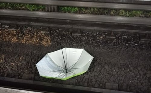 Metro retira paraguas de vías en estación Viaducto de la Línea 2; circulación de trenes es continua, destaca