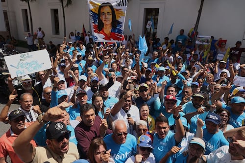 Opositores de varios estados exigen regreso "seguro" de Machado a Venezuela; "María, vente, aquí está tu gente"