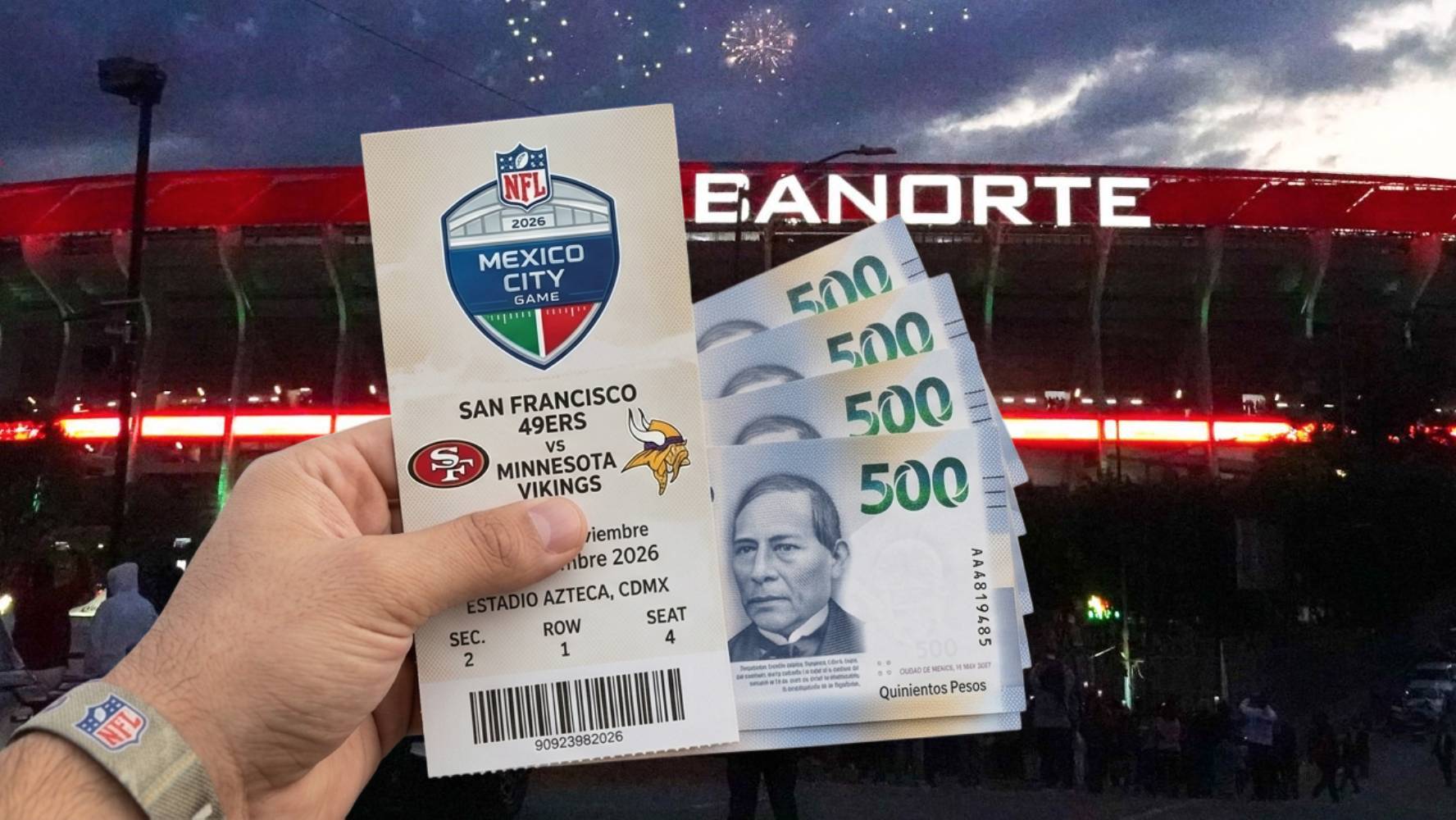 Preventa de la NFL en México: Fecha, hora, precios, tarjetas, tipos de boletos y todo del 49ers vs. Vikings