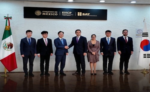 Reunión fiscal bilateral entre México y Corea; ambos países cooperarán para fortalecer sistemas tributarios con uso de tecnología