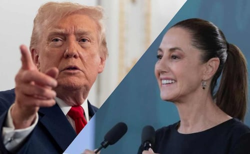 Trump destaca labor de Sheinbaum contra el narco; pero "México debe hacer más" como "detener a funcionarios corruptos", dice