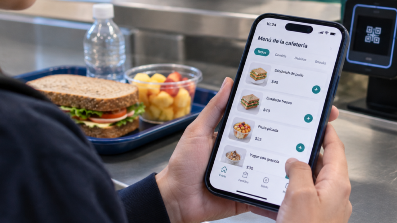 Cafeterías escolares venden 32% más y desperdician 23% menos comida con esta app