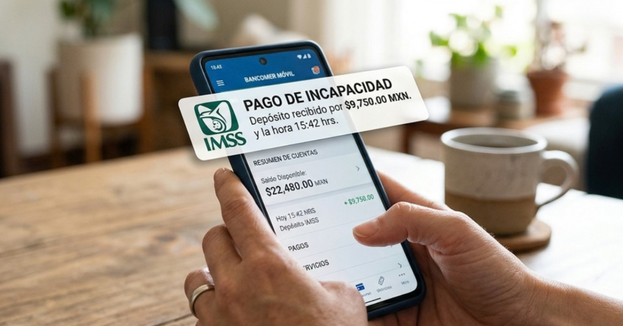 Cobrar una incapacidad del IMSS ya no será igual para todos: este monto cambia la forma de pago
